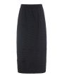 Fukkura poplin long skirt