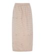 Fukkura poplin long skirt
