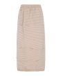 Fukkura poplin long skirt