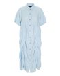 Airy linen shirt dress