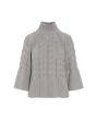 Kareshi cable-knit blouse