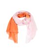 Dip dye scarf