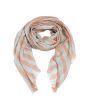 Changeant stripe scarf