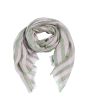 Changeant stripe scarf