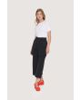 Fukkura poplin culotte pants