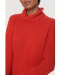 Gamine knit turtleneck pullover