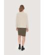 Gamine knit blouse