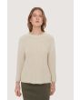 Gamine knit blouse