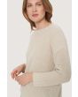 Gamine knit blouse