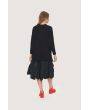 Saku blouse with v-neck