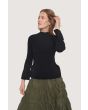 Saku rib-knit blouse