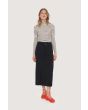 Nami crepe narrow skirt