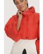 Feather down short jacket