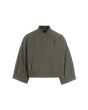Fukkura poplin bomber jacket