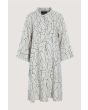 Craquelure coat dress