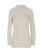Globe rib turtleneck blouse