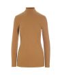 Globe rib turtleneck blouse