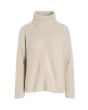 Gamine knit turtleneck pullover