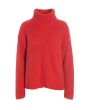 Gamine knit turtleneck pullover