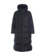 Feather down oversize coat