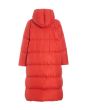 Feather down oversize coat