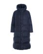 Feather down oversize coat