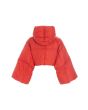 Feather down short jacket