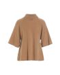 Cloud cashmere turtleneck blouse
