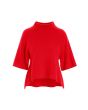 Cloud cashmere turtleneck blouse