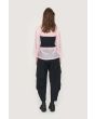 Fukkura poplin corsage top