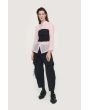 Fukkura poplin corsage top