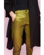 Changeant stretch narrow pants