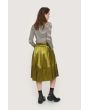 Changeant stretch skirt