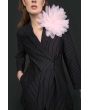 Pinstripe jersey blazer jacket