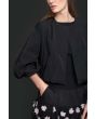 Fukkura poplin short jacket