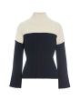 Bloom rib-knit blouse