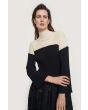 Bloom rib-knit blouse