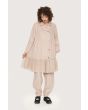 Lazy linen ruffle dress