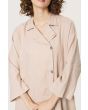 Lazy linen ruffle dress