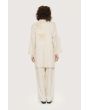 Lazy linen jacket with flowers