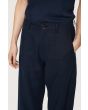 Lazy linen moderate trousers