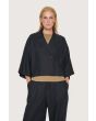 Lazy linen short jacket