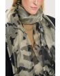 Shadow print scarf