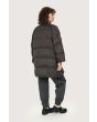 Feather down coat with zipper