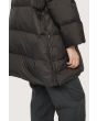 Feather down coat with zipper
