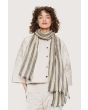 Changeant stripe scarf