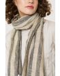 Changeant stripe scarf