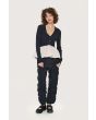 Saku blouse with ruffle