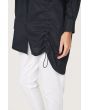 Core cotton shirt with front ruching