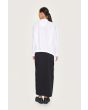 Core cotton shirt with drawstring